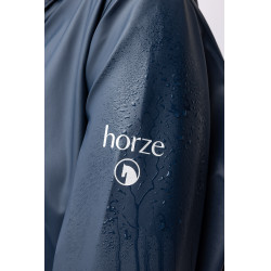 Imperméable Horze Hazel femme long à fentes Bleu marine foncé