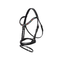 Bridon poney Rainbow Dash Horze Noir