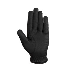 Gants d'équitation femme Horze Mayla Winter Noir