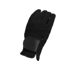 Gants d'équitation femme Horze Mayla Winter Noir