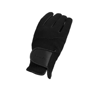 Gants d'équitation femme Horze Mayla Winter Noir