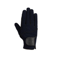 Gants d'équitation femme Horze Mayla Winter Marine foncé Bleu