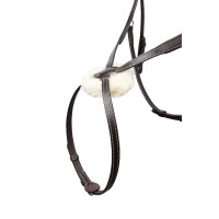 Bride Monterrey muserolle mexicaine Horze Cognac Marron