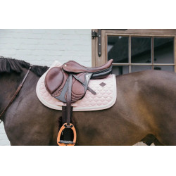 Tapis de selle Plaited Cord Jumping Kentucky Rose pâle Tapis de selle Plaited Cord Jumping Kentucky Rose pâle