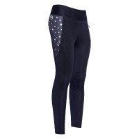 Pantalon d'équitation enfant Imperial Riding Unicorn Solid Fullgrip Marine