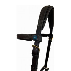 Side-pull cuir T de T Havane foncé Marron