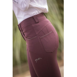 Pantalon Pénélope Fun Stone femme Prune Violet Pantalon Pénélope Fun Stone femme Prune Violet