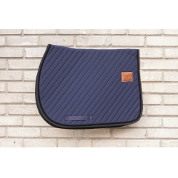 Tapis Diagonal Paddock Sports Marine Bleu marine