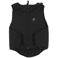 Dorsale Equithème Hexaflex enfant Noir