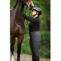 Pantalon Pikeur Linn grip genoux femme Ombre sombre Gris Pantalon Pikeur Linn grip genoux femme Ombre sombre Gris