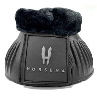 Cloches en mouton synthétique Horsena Noir