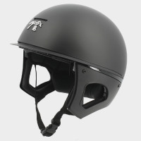 Casque Pénélope visière courte Noir mat