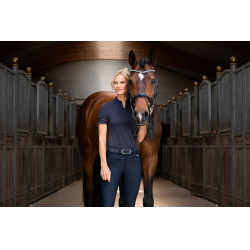 Pantalon Pikeur Tessa femme grip genoux Bleu nuit