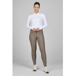 Pantalon Pikeur Laure full grip femme 3005 taille haute Taupe Marron
