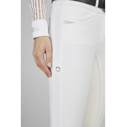 Pantalon Pikeur Laure faux fond de peau femme Blanc