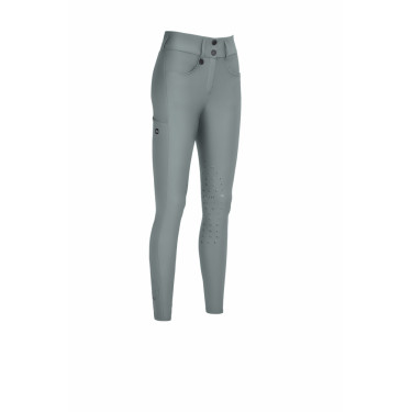Pantalon Amia 6805 Pikeur grip genoux taille mi haute femme Jade Bleu