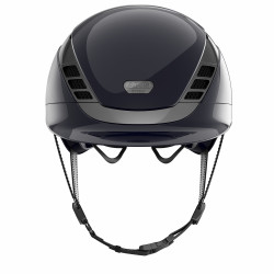 Casque d'équitation Abus Airluxe Chrome Bleu nuit brillant Casque d'équitation Abus Airluxe Chrome Bleu nuit brillant