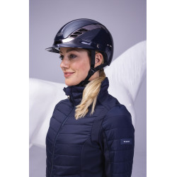 Casque d'équitation Abus Airluxe Chrome Bleu nuit brillant Casque d'équitation Abus Airluxe Chrome Bleu nuit brillant