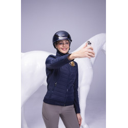 Casque d'équitation Abus Airluxe Chrome Bleu nuit brillant Casque d'équitation Abus Airluxe Chrome Bleu nuit brillant