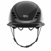 Casque d'équitation Abus Airluxe Chrome L.V Noir brillant