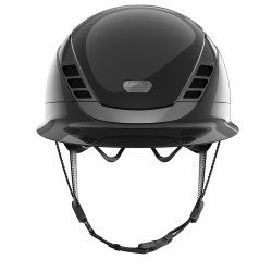 Casque d'équitation Abus Airluxe Chrome L.V Noir brillant