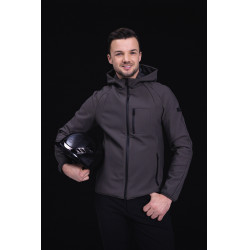 Casque d'équitation Abus Airluxe Chrome L.V Noir brillant