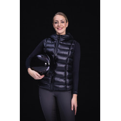 Casque d'équitation Abus Airluxe Chrome L.V Noir brillant