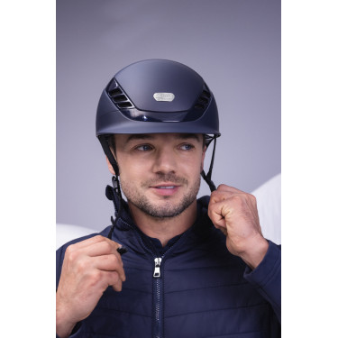 Casque d'équitation Abus Airluxe Pure Bleu nuit