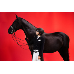 Casque d'équitation Abus Airluxe Supreme Noir
