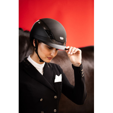 Casque d'équitation Abus Airluxe Supreme Noir