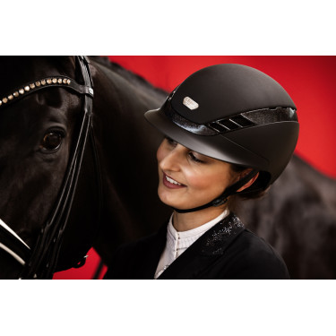 Casque d'équitation Abus Airluxe Supreme Noir