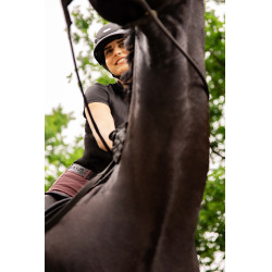 Casque d'équitation Abus Airluxe Supreme Noir