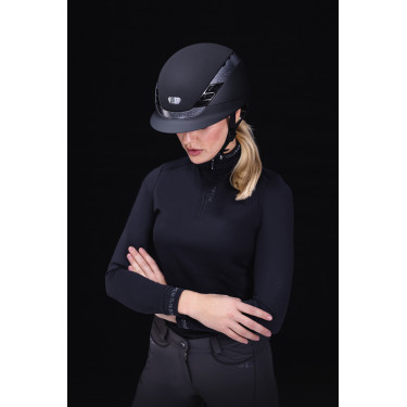 Casque d'équitation Abus Airluxe Supreme Noir