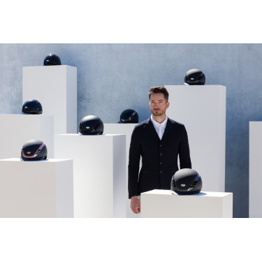 Casque d'équitation Abus Airluxe Supreme Noir