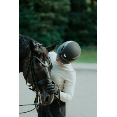 Casque d'équitation Abus Airluxe Supreme Noir