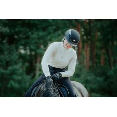Casque d'équitation Abus Airluxe Supreme Noir