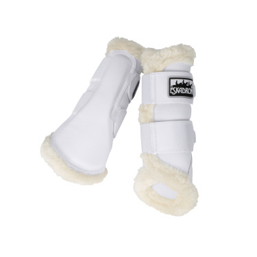 Guêtres Eskadron Soft Mesh fausse fourrure Blanc Guêtres Eskadron Soft Mesh fausse fourrure Blanc