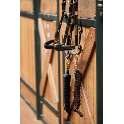 Licol en cuir Eskadron Elegance Marron foncé