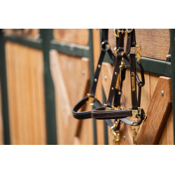 Licol en cuir Eskadron Elegance Marron foncé