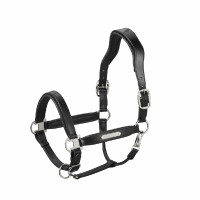 Licol en cuir Eskadron Stallion Noir