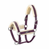 Licol Eskadron fausse fourrure Double pin Mûre