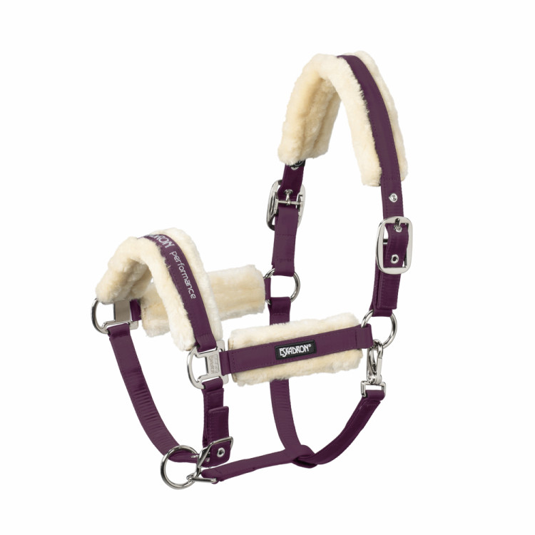 Licol Eskadron fausse fourrure Double pin Licol Eskadron fausse fourrure Double pin