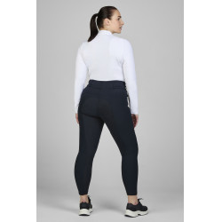 Pantalon Pikeur Candela faux fond de peau femme taille haute 1808 Ombre sombre