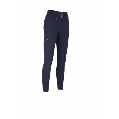Pantalon Pikeur Candela full grip femme Ganzbesatz Bleu nuit