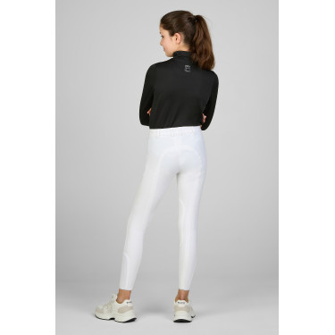 Pantalon Pikeur enfant Brooklyn grip genoux Blanc Pantalon Pikeur enfant Brooklyn grip genoux Blanc