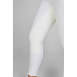 Pantalon Pikeur femme New Candela faux fond de peau 3978 taille haute Blanc