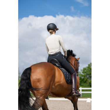 Pantalon Pikeur femme New Lugana faux fond de peau 0908 taille mi haute Noir