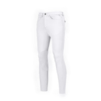 Pantalon Pikeur homme Navaro grip genoux Blanc