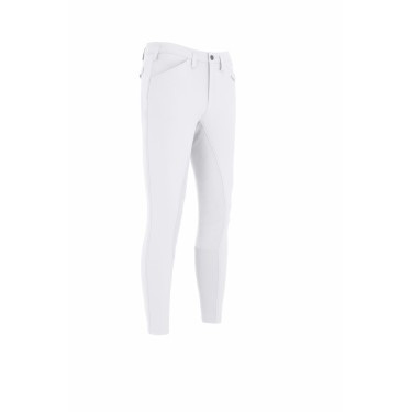Pantalon Pikeur homme Rossini faux fond de peau 7508 taille mi haute Blanc