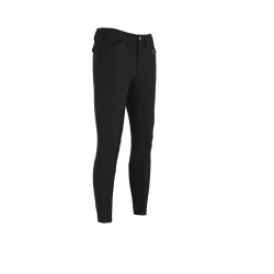 Pantalon Pikeur homme Rossini faux fond de peau 7508 taille mi haute Bleu nuit